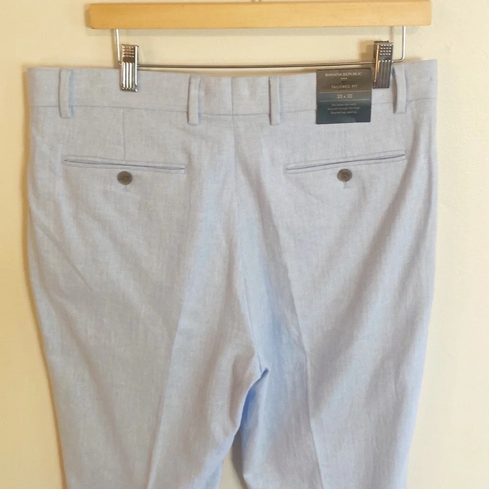 NEW Banana Republic Linen & Cotton Tailored Fit Dress Pants NWT